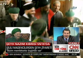 Canlı yayında küfür eden Şeyh