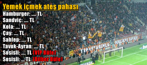 TT Arena ilk maçta G.Saray'a para bastı