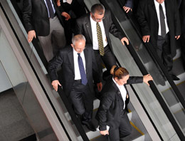 Ters merdivenle de iner