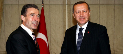 Erdoğan Rasmussen'le görüştü