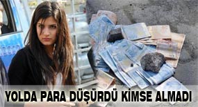 Yola para düşürdü kimse almadı