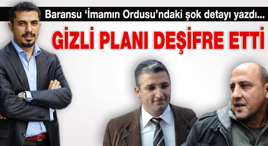 Baransu, asıl planı deşifre etti...