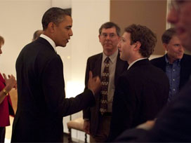 Obama, Facebook'un sahibiyle görüştü