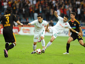 Bursaspor Kayseri'ye mağlup oldu