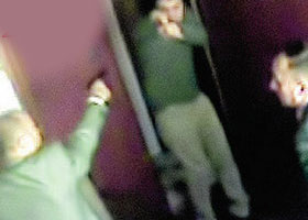 O Dehşet Anları Güvenlik Kamerasına Yansıdı