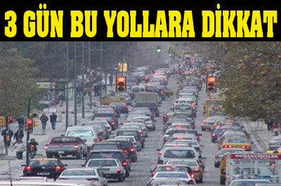 Emniyetten kapalı yollar uyarısı