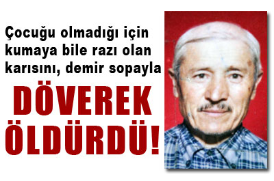 Karısını öldürüp intihar etti