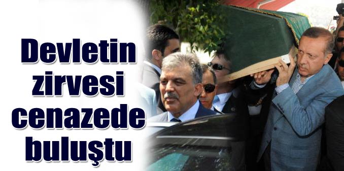 Erdoğan & Gül tabuta omuz verdi