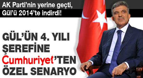 Cumhuriyet AKP oldu, Gül'ü 2014'te indirdi
