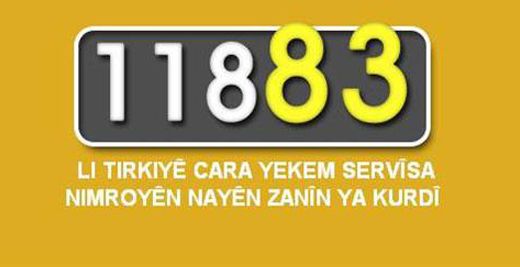 Bu da Kürtçe 118