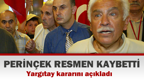 Doğu Perinçek resmen kaybetti