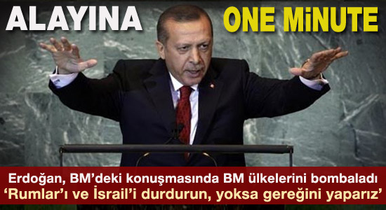 Erdoğan BM'de 3 net mesaj verdi