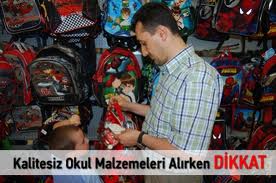 Okul araç gereçleri kanser saçıyor