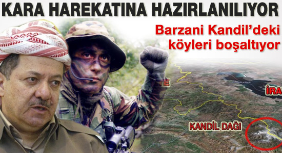 Kara harekatı için köyler boşaltılıyor