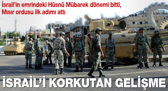 Mısır ordusu, İsrail sınırında...