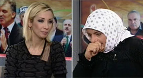 Başörtüsü sorusu Eraslan'ı ağlattı