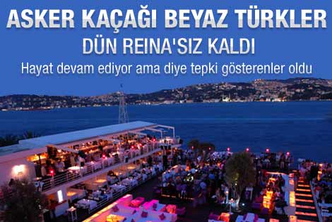 Asker kaçağı beyaz Türkler reina'sız kaldı