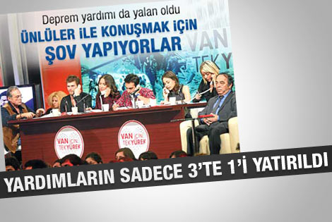 Yardımların 3'te biri yatırıldı