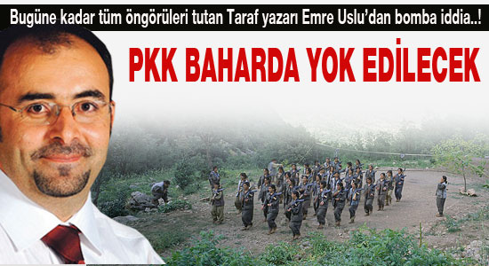 Taraf yazarı Emre Uslu'dan bomba iddia...