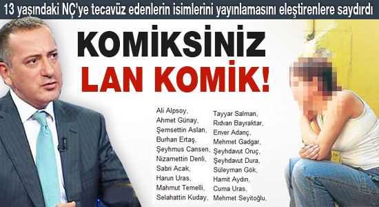 Altaylı: Komiksiniz lan komik...