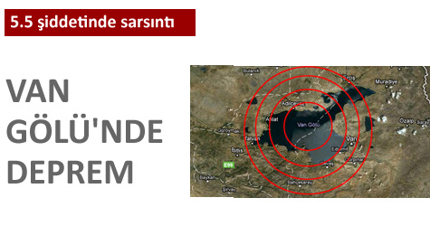 5,5 Büyüklüğünde deprem yaşandı