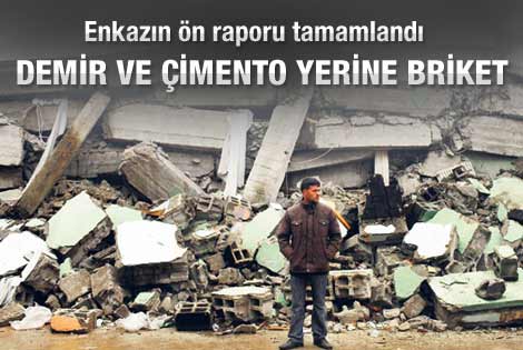 Demir ve çimento yerine briket