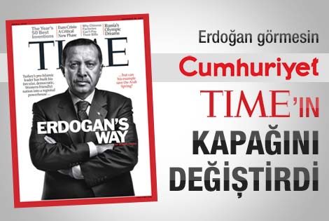 Cumhuriyet TIME'ın kapağını değiştirdi