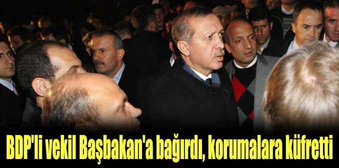 BDP'li vekil Başbakan'a bağırdı