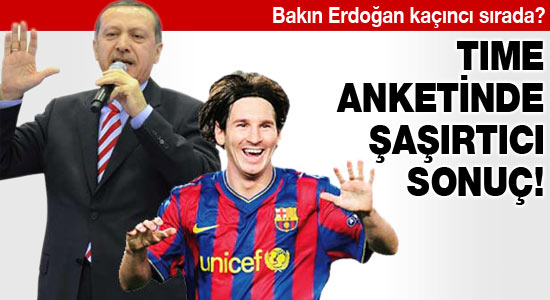 Erdoğan Time’ın anketinde liderliğe yükseldi