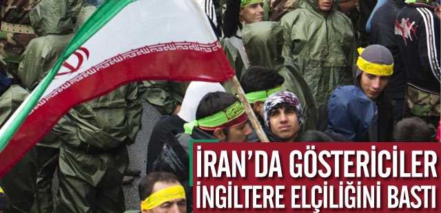 İran'da İngiltere büyükelçiliğine baskın