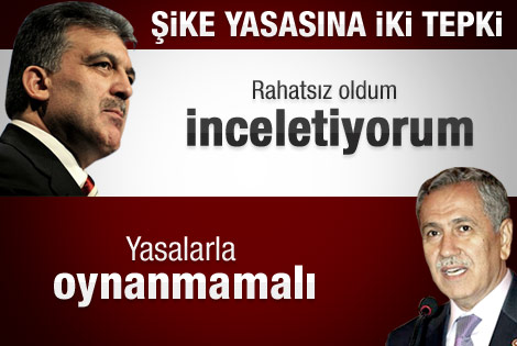 Gül'den şike yasasına veto sinyali