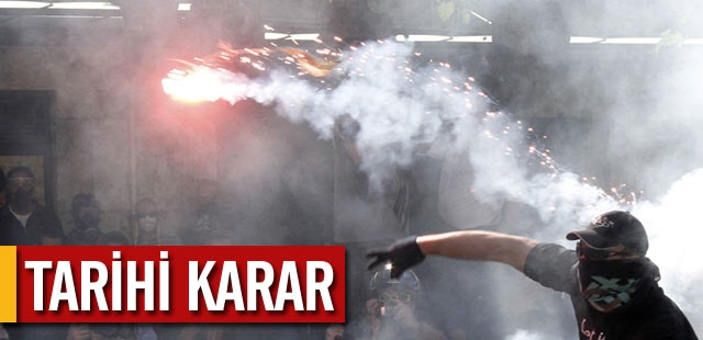 "Molotof ve taş atan çocuklar..."
