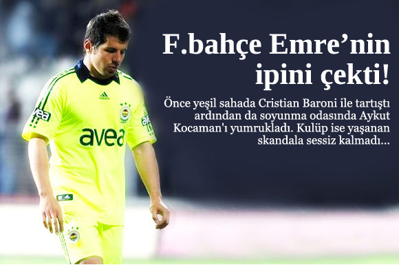 Emre Belezoğlu kadro dışı