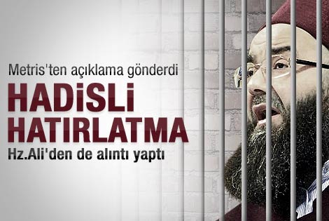 Cübbeli Hadisli hatırlatma yaptı