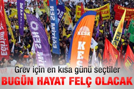 Grev için en kısa günü seçtiler