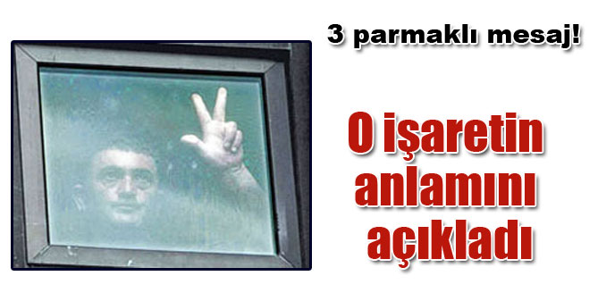 O işaretin anlamını açıkladı