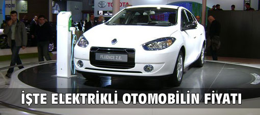 İşte elektrikli Fluence'ın fiyatı