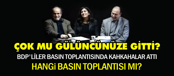 BDP'li Vekiller NEYE GÜLÜYOR Böyle?