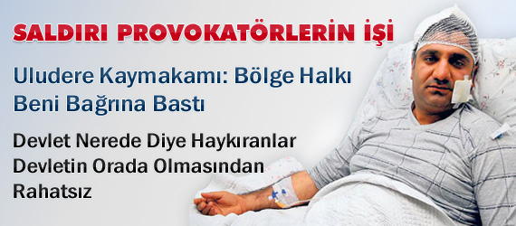 Uludere Kaymakamından Önemli Açıklama