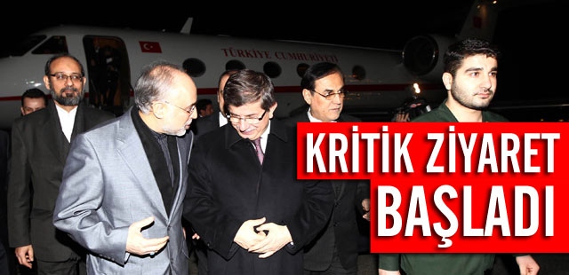 Ahmet Davutoğlu İran'da