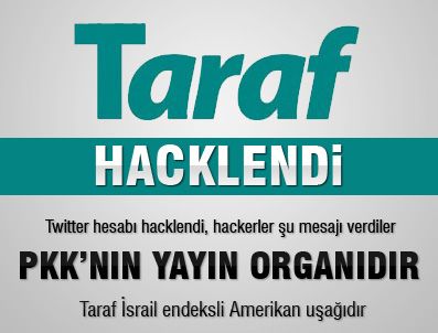 Taraf gazetesinin Twitter hesabı hacklendi