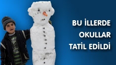 Kar Nedeniyle Bazı İllerde Eğitime Ara