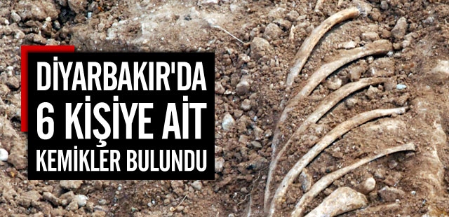 Diyarbakır'da 6 Kişiye Ait Kemikler Bulundu