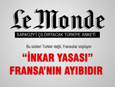 "İnkar yasası Fransa'nın  ayıbıdır"