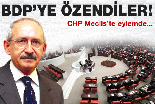 CHP'liler Meclis kürsüsünü İşgal Etti