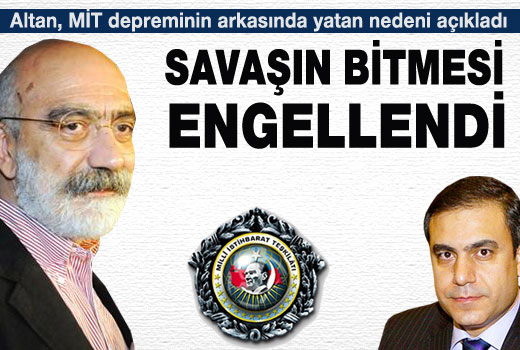 Ahmet Altan: Savaşın bitmesi engellendi