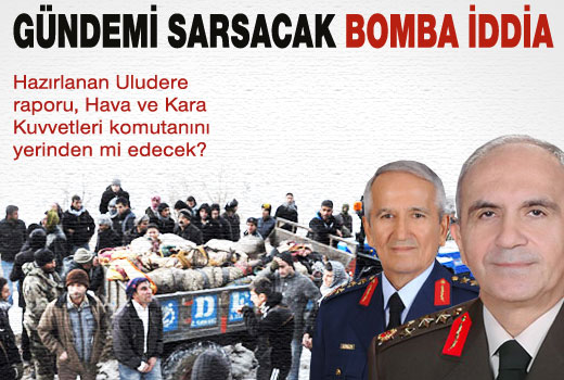 Uludere, 2 komutanın başını yiyecek