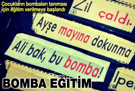 İlköğretimde bomba eğitimi