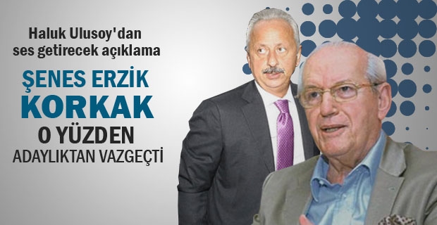 Haluk Ulusoy'dan ses getirecek açıklama