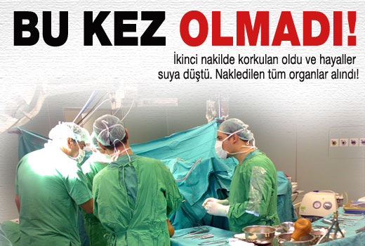 Tüm uzuvlar da geri alındı